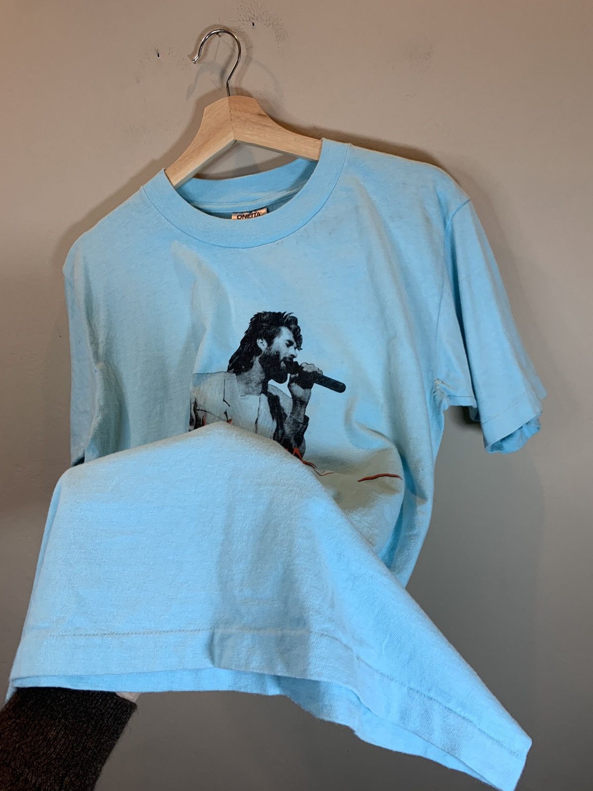 Band Tees × Vintage *RARE* Vintage 80’s Kenny Loggins Back To Avalon Tour Shirt Size US L / EU 52-54 / 3 - 5 Thumbnail