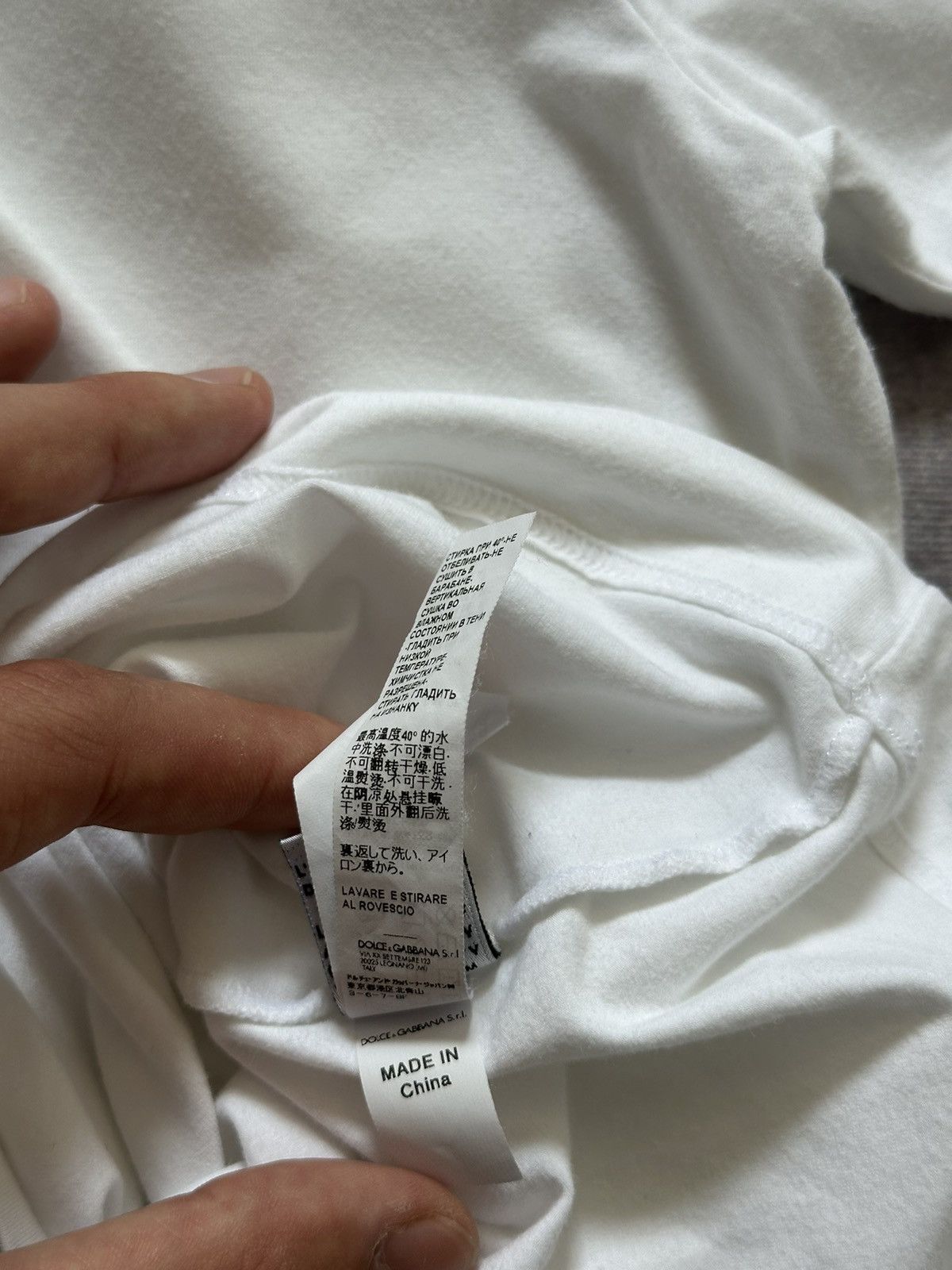 Dolce & Gabbana DOLCE & GABBANA Uniforms Slim T-shirt White Size US M / EU 48-50 / 2 - 11 Thumbnail