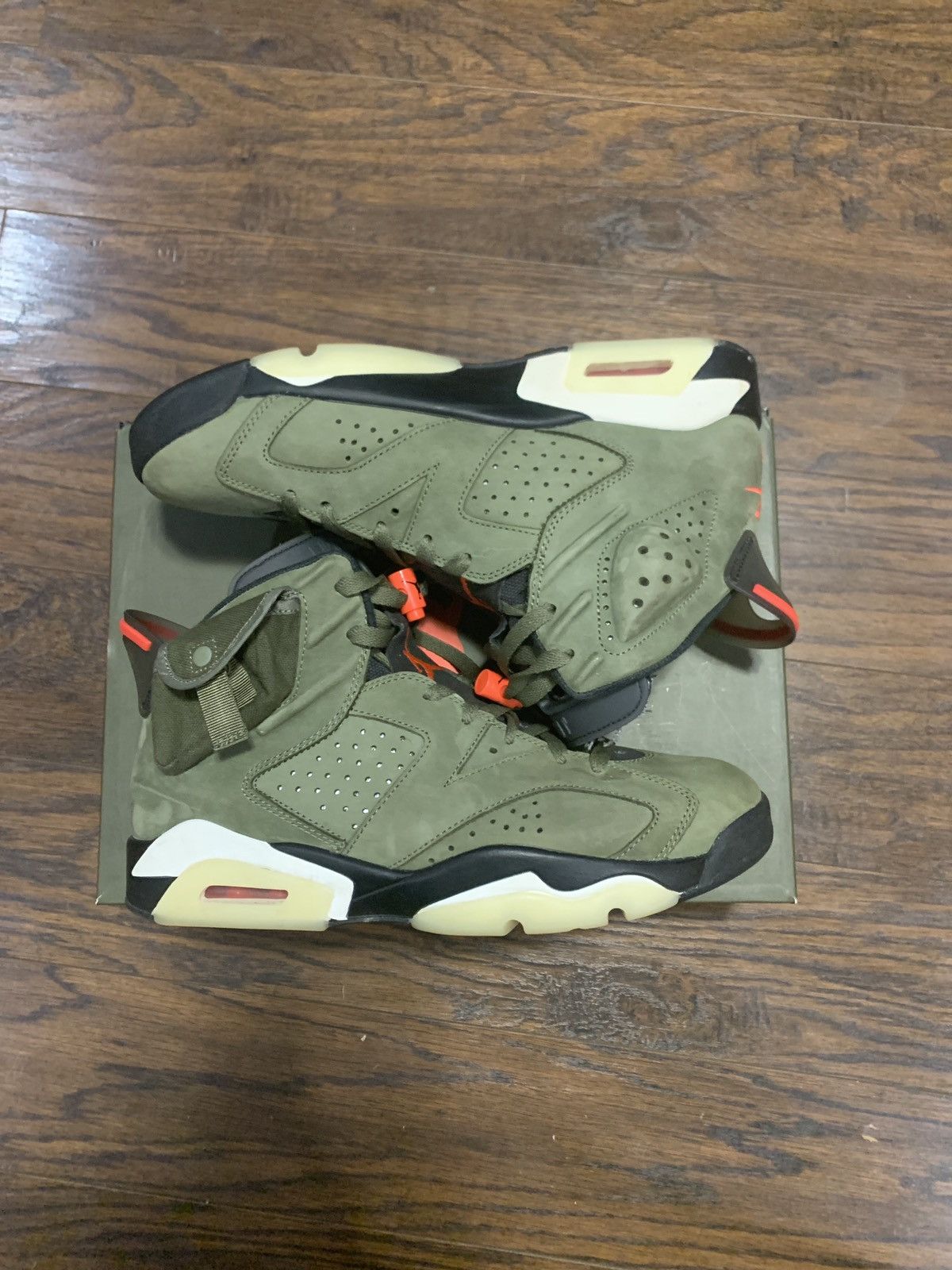 travis scott 6s olive