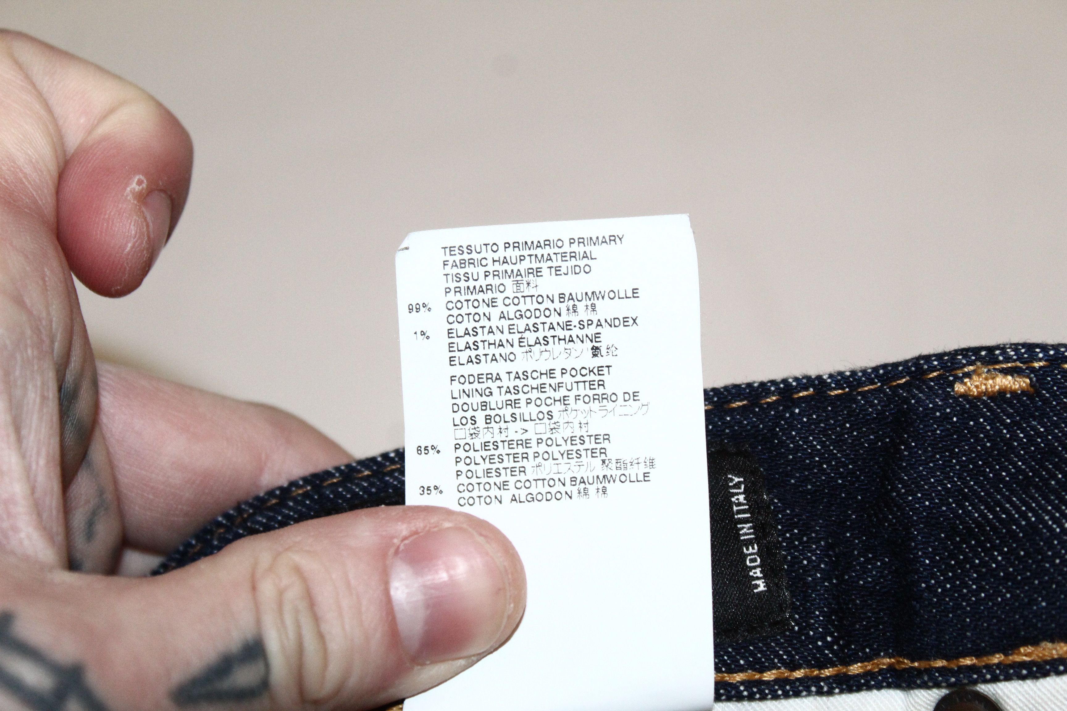 Dsquared2 Dsquared2 Skinny Tapered Floral Japanese Indigo Jeans Size US 32 / EU 48 - 14 Thumbnail