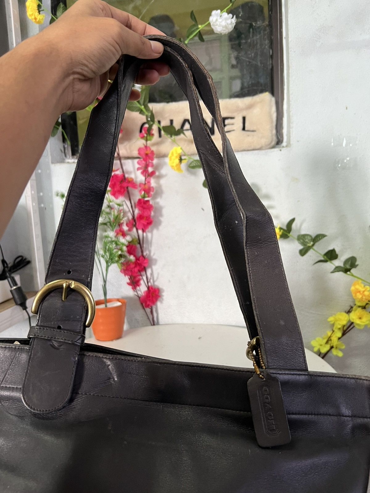 Coach × Vintage Vintage Coach Leather Bag Size ONE SIZE - 5 Thumbnail