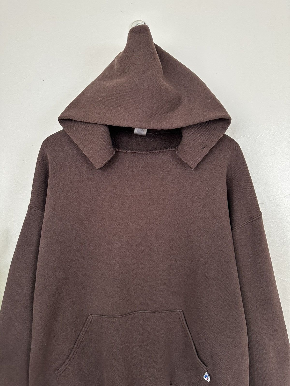 Russell Athletic (XXL) SICK BOXY BROWN Y2K Russell Athletic Hoodie Size US XXL / EU 58 / 5 - 3 Thumbnail