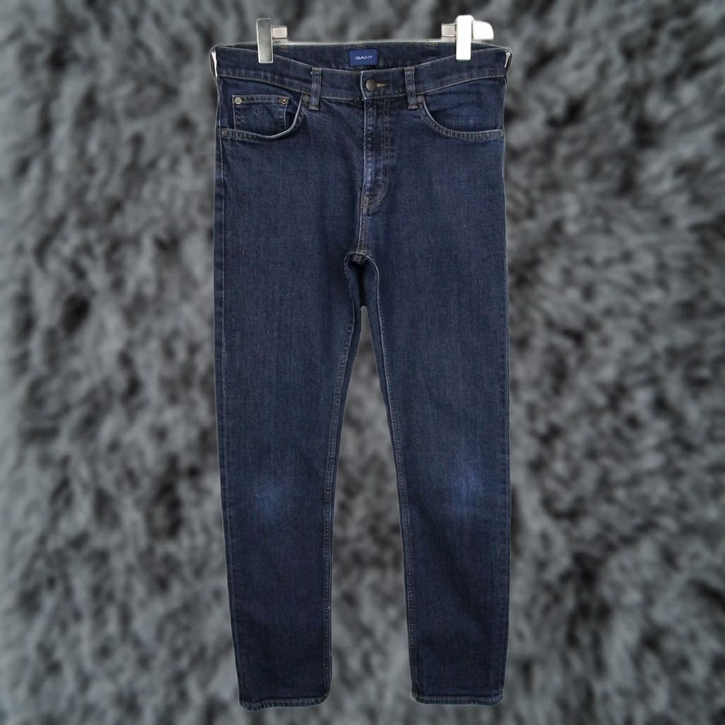Gant GANT Jeans Arley-Regular Men's W32/L34 Faded Zip Fly Denim Blue Size US 32 / EU 48 - 1 Thumbnail