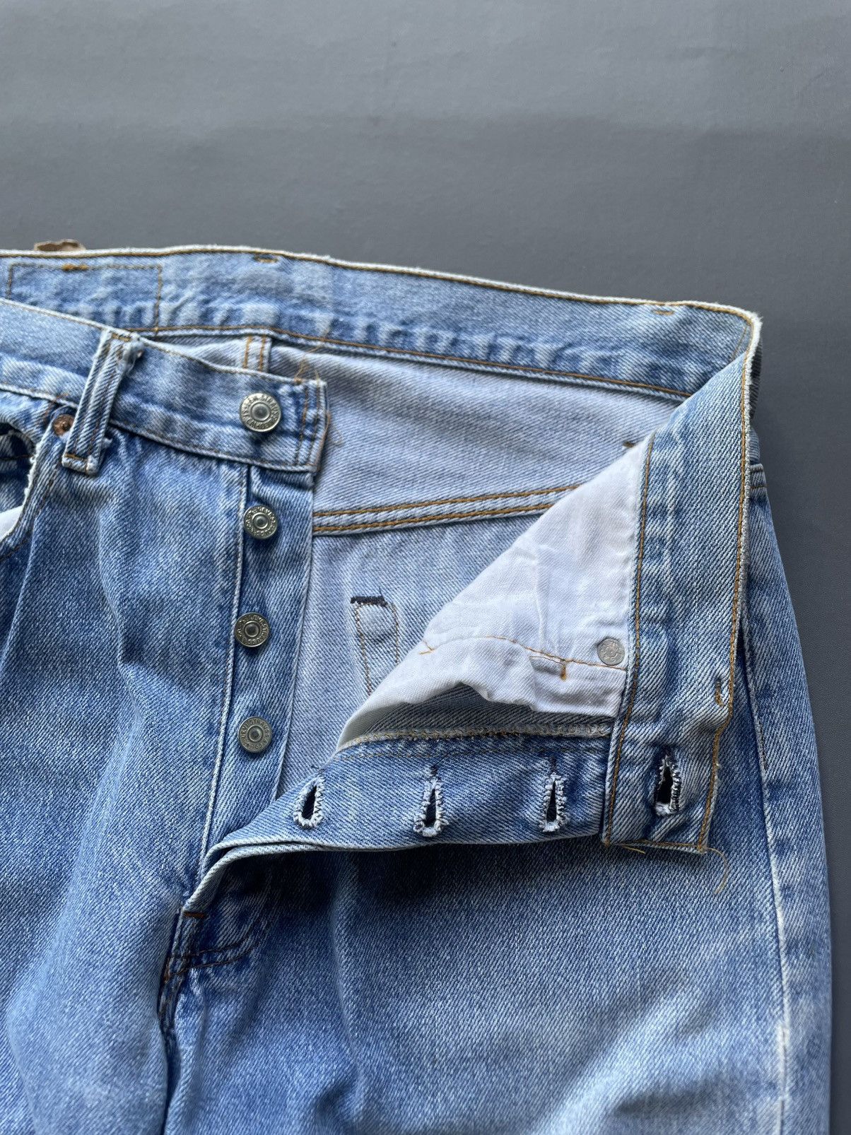 Levi's Vtg 80s Levis 501 532 Blue Jeans Size US 30 / EU 46 - 7 Thumbnail