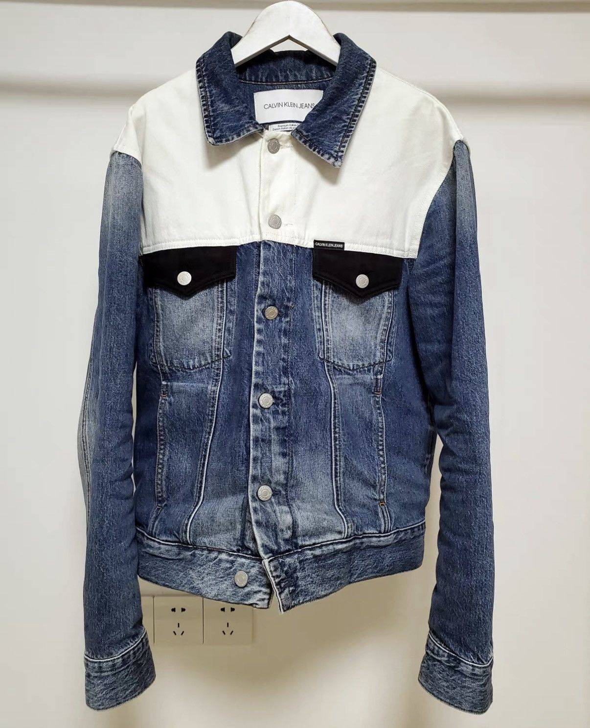 Raf Simons Raf Simons x Calvin Klein Color-block Denim Jacket J37 Size US M / EU 48-50 / 2 - 1 Thumbnail