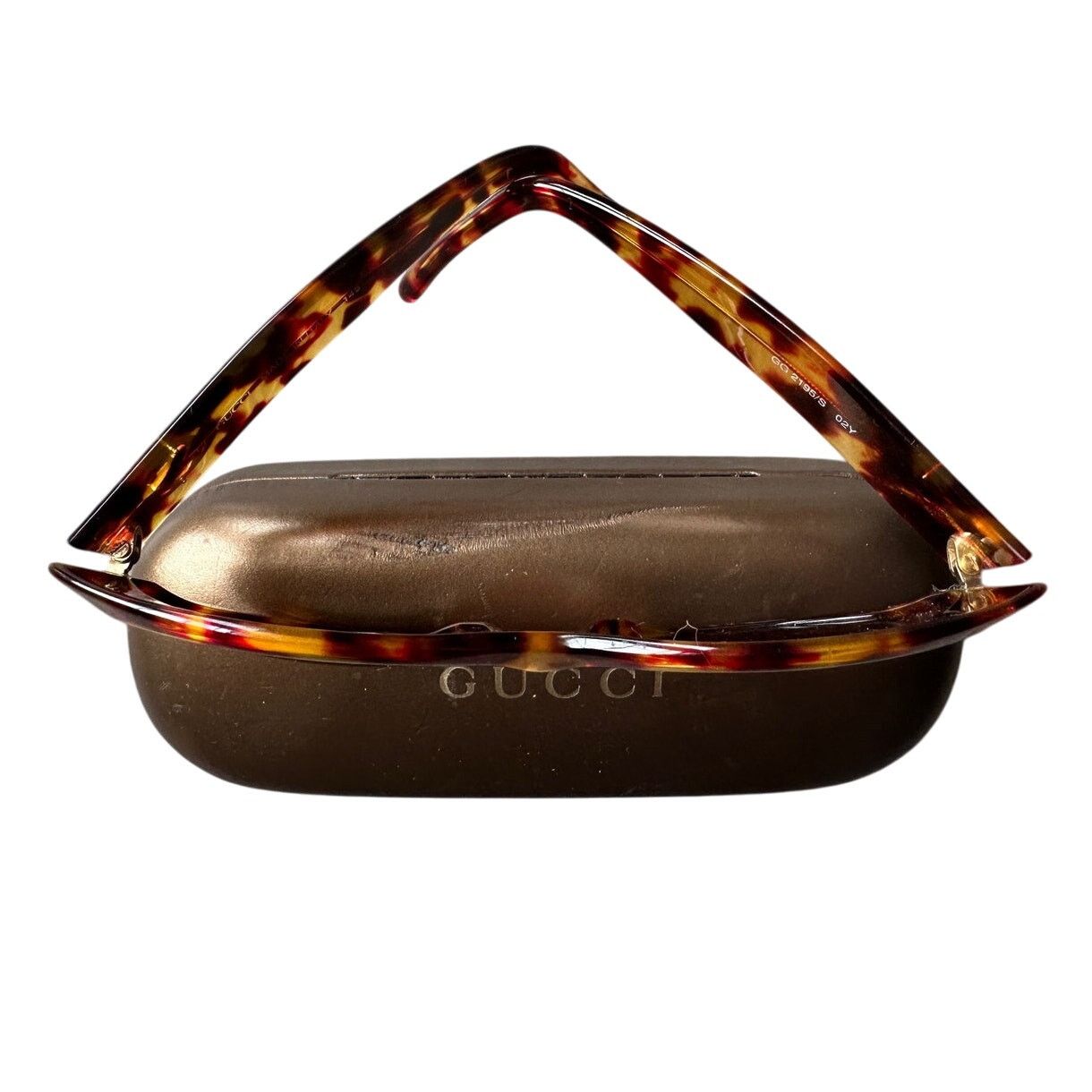 Gucci Gucci Butterfly Tortoise Shell GG 2195/S Women's Sunglasses Size ONE SIZE - 10 Thumbnail