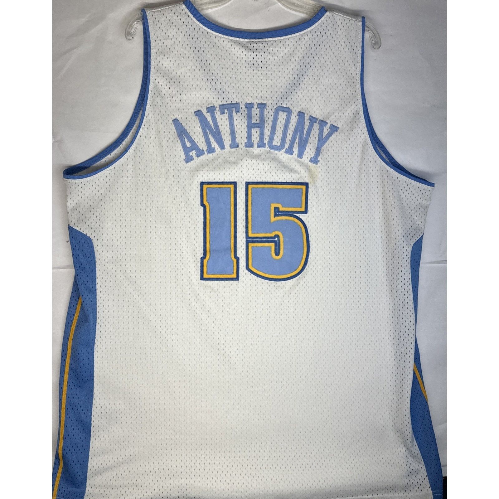 Nike Vintage Denver Nuggets Carmelo Anthony Mens 2XL +2 White Size ONE SIZE - 9 Thumbnail