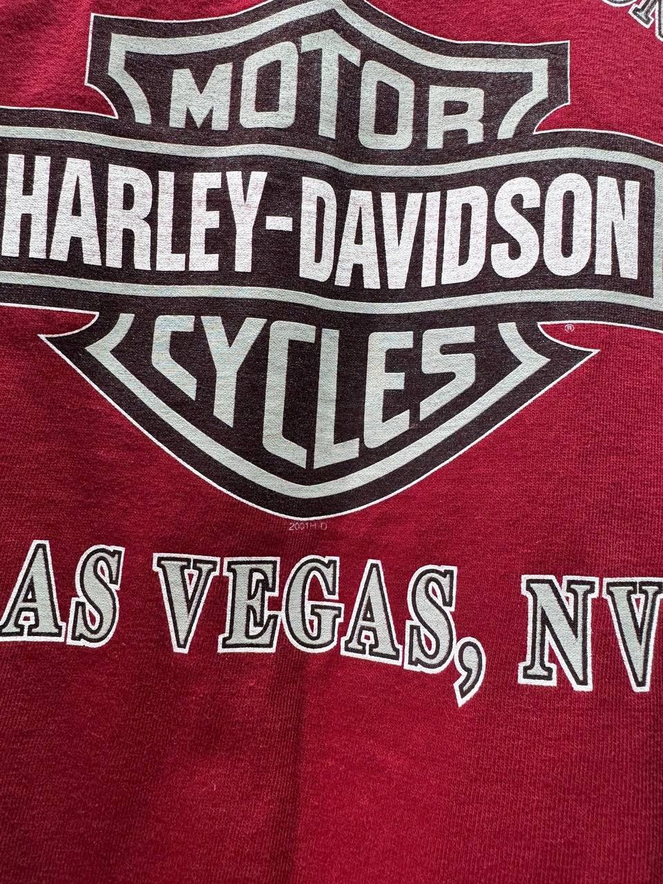 Vintage Vintage 2000 Harley Davidson Las Vegas Long Sleeve T-Shirt Size US XL / EU 56 / 4 - 17 Thumbnail