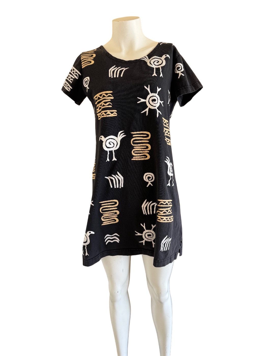 Other M. Mac women’s small black petroglyph bird raven black 90’s Size S / US 4 / IT 40 - 1 Thumbnail