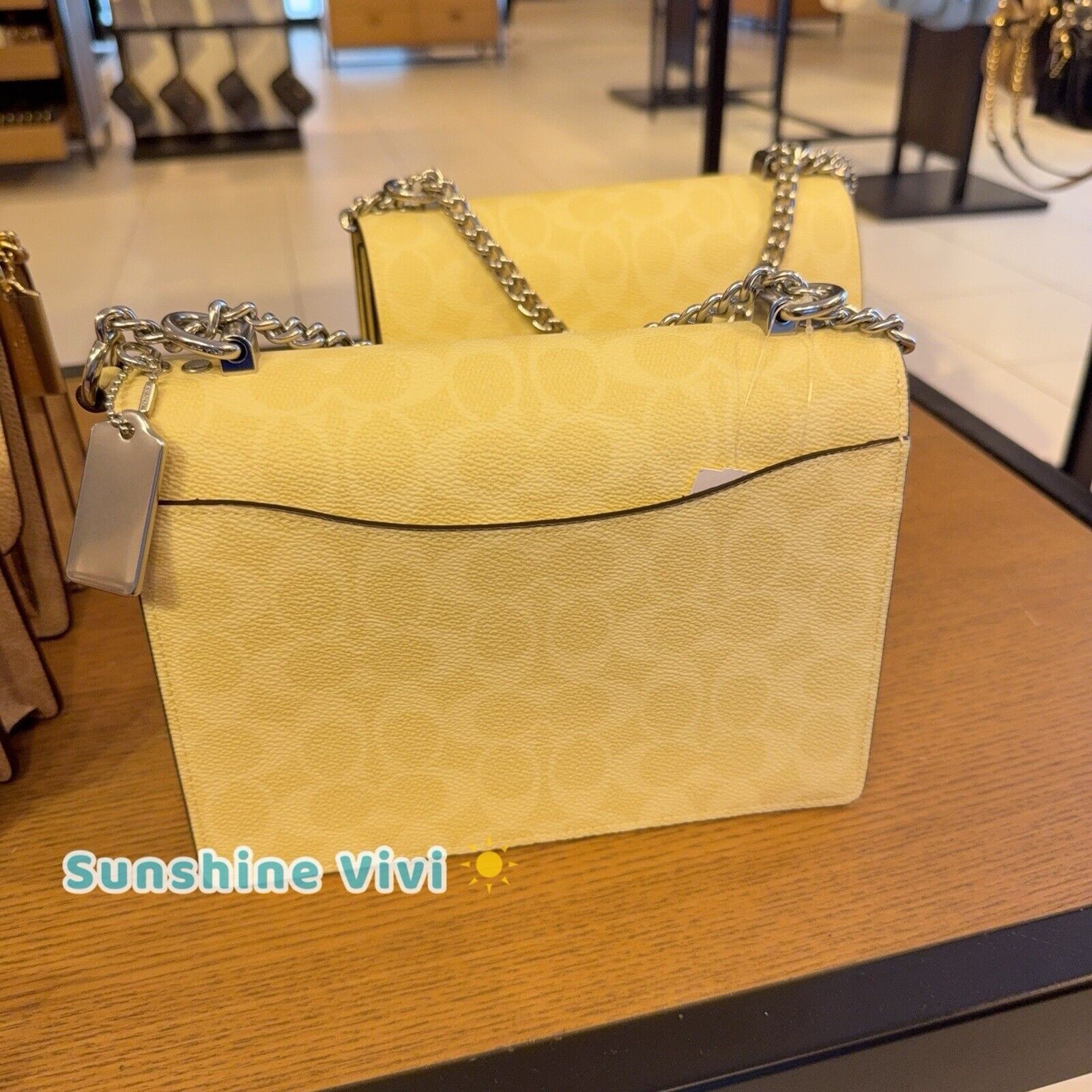 Coach Coach Klare Crossbody Bag Signature CAL29 Canvas SV/Hay Size ONE SIZE - 4 Thumbnail