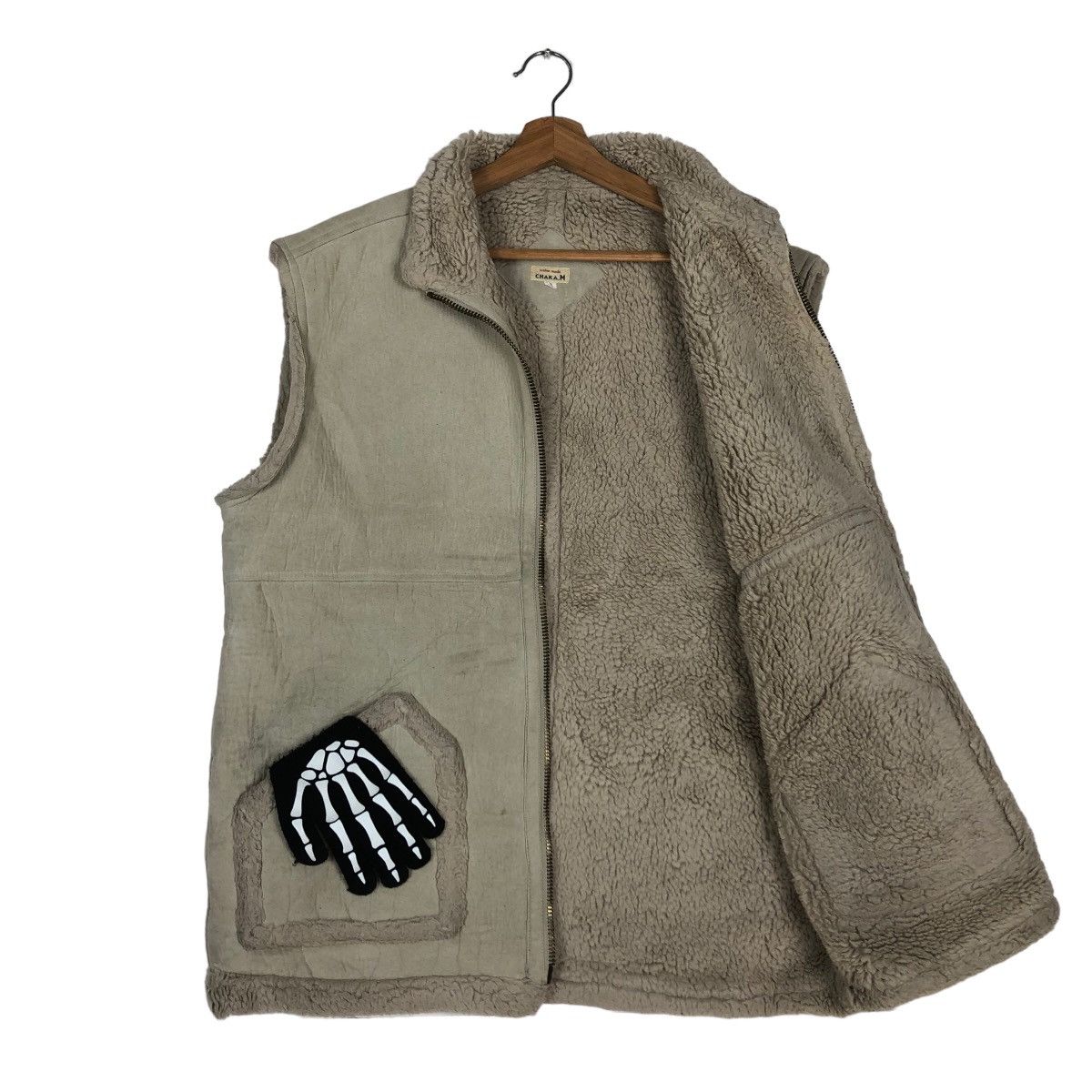 Japanese Brand 🔥VINTAGE TANK TOP MINK FUR LINING CHAKAM JAPAN ISSEY MIYAKE Size US M / EU 48-50 / 2 - 9 Thumbnail