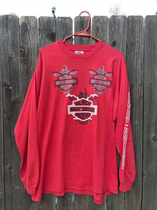 Vintage Black Harley Davidson riders longsleeve Grailed