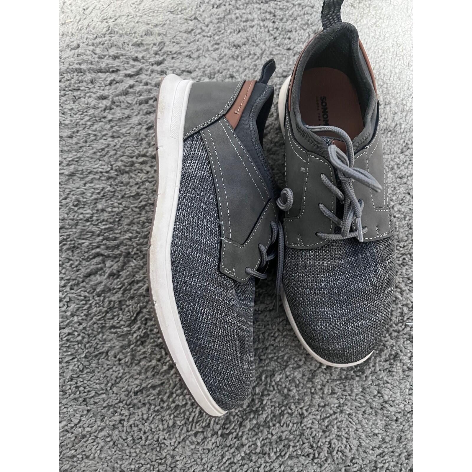 Other Sonoma Goods Boys Grey Textile Hybrid Sneakers Shoes Size 5 Size US 5 / EU 37 - 3 Thumbnail