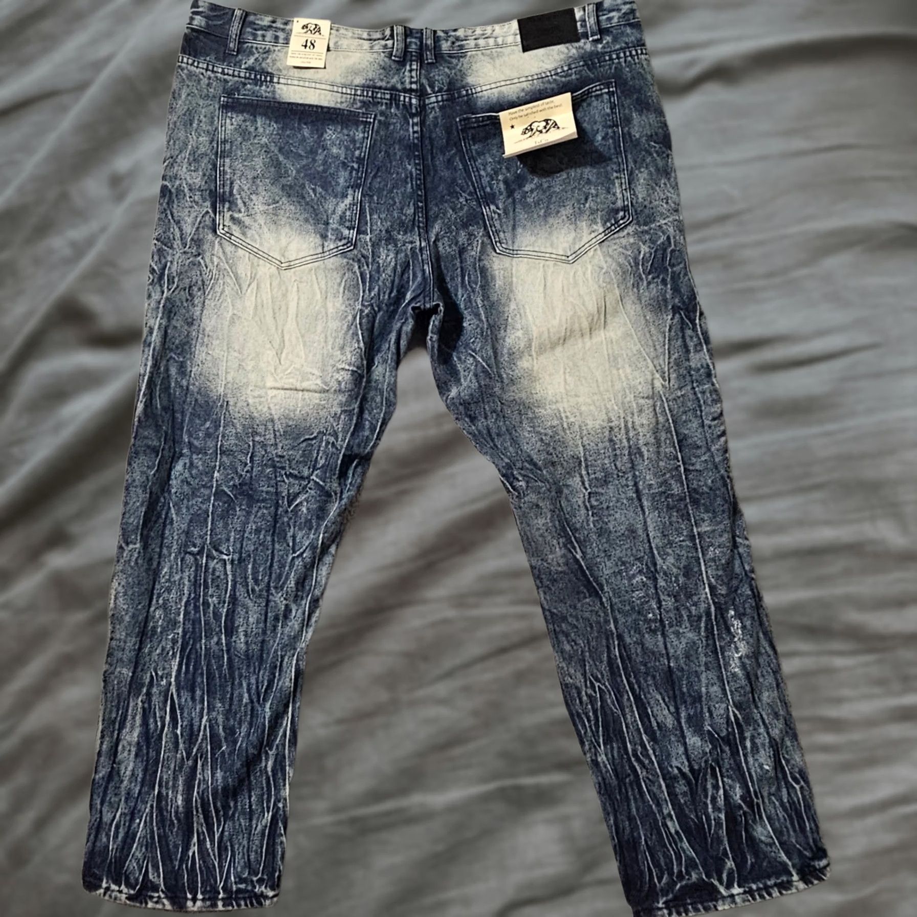 Vintage Trestles Supply Co Jeans Mens Blue Size 48 33 NWT Moto Straight Size US 32 / EU 48 - 1 Thumbnail