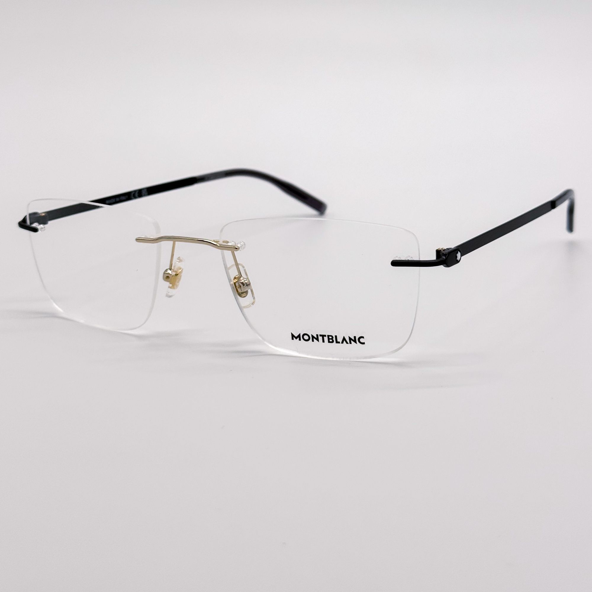 Montblanc NEW MONTBLANC EYEGLASSES MB0281O 006 BLACK MEN EYEWEAR Size ONE SIZE - 2 Thumbnail