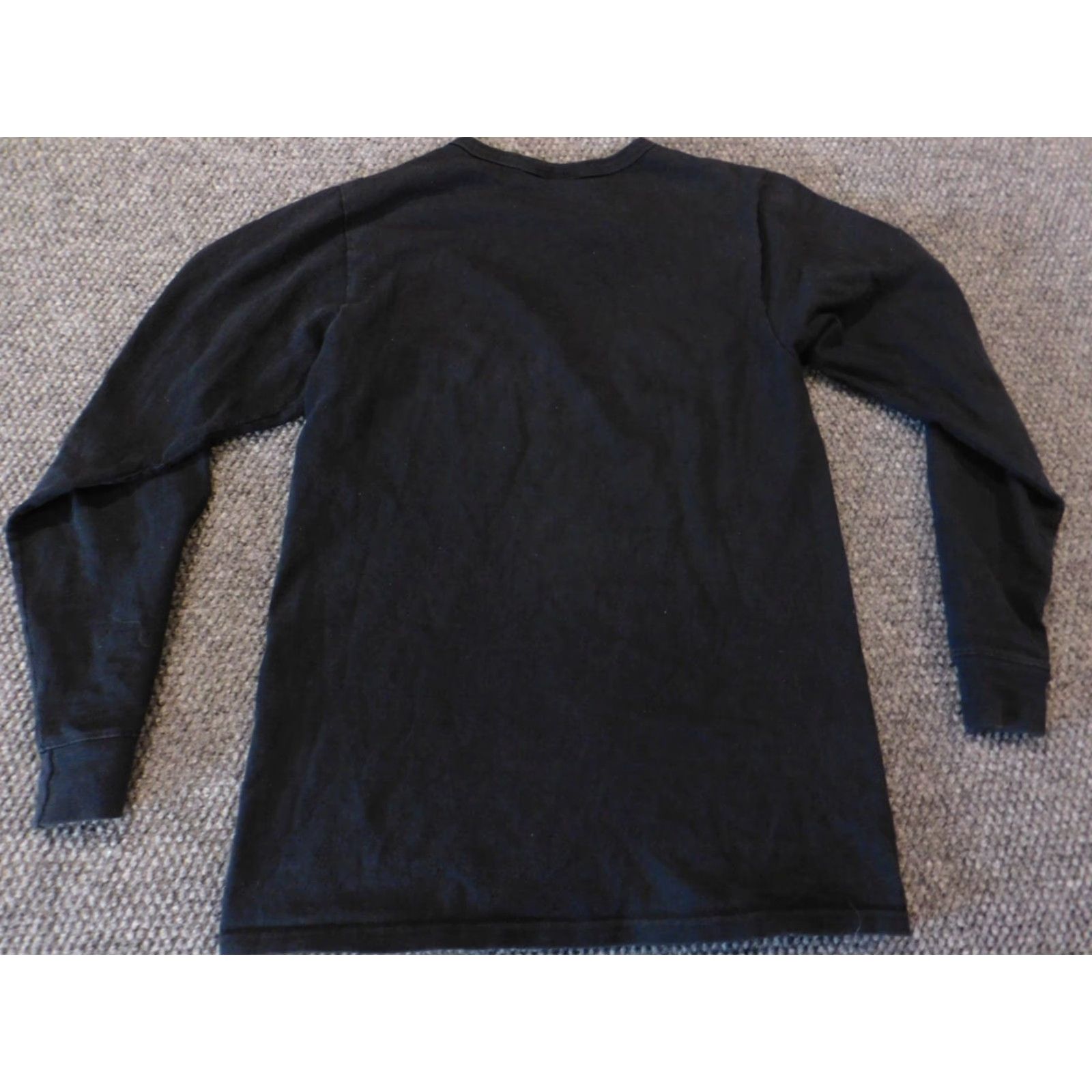 Champion Champion Mens Shirt S Black logo classic long sleeve Size US S / EU 44-46 / 1 - 7 Thumbnail