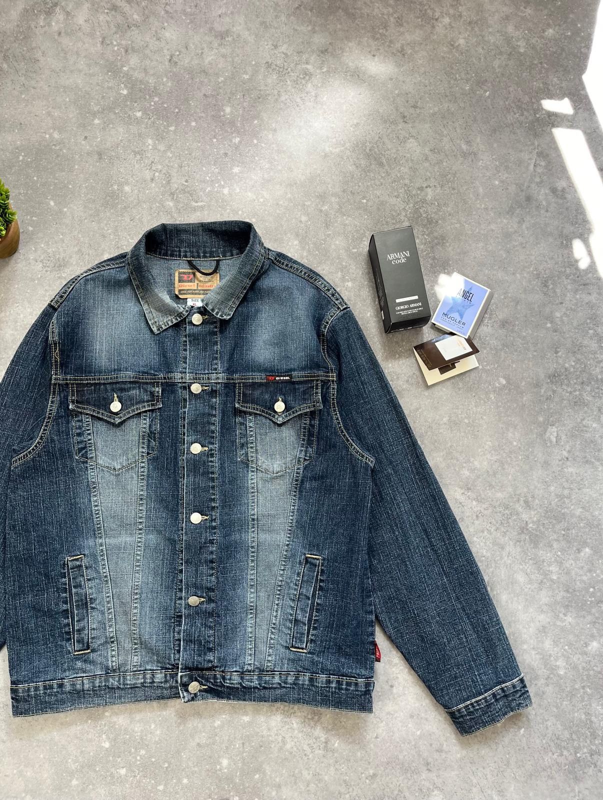 Diesel Archive Diesel Denim Jacket 00s Italy Luxury Vintage Retro Size US L / EU 52-54 / 3 - 2 Thumbnail