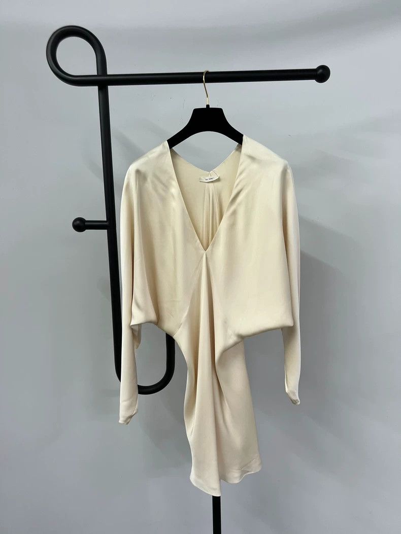 The Row The Row Champagne Silk Dress S Size US S / EU 44-46 / 1 - 1 Thumbnail