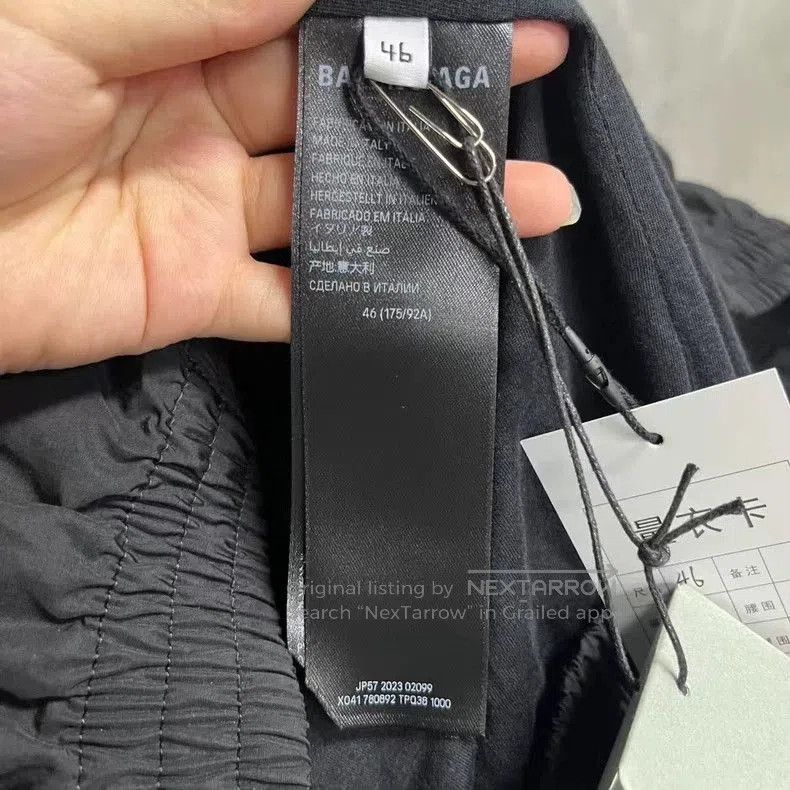 Balenciaga Balenciaga Black Letter Print Zip Jacket. Size US S / EU 44-46 / 1 - 3 Thumbnail