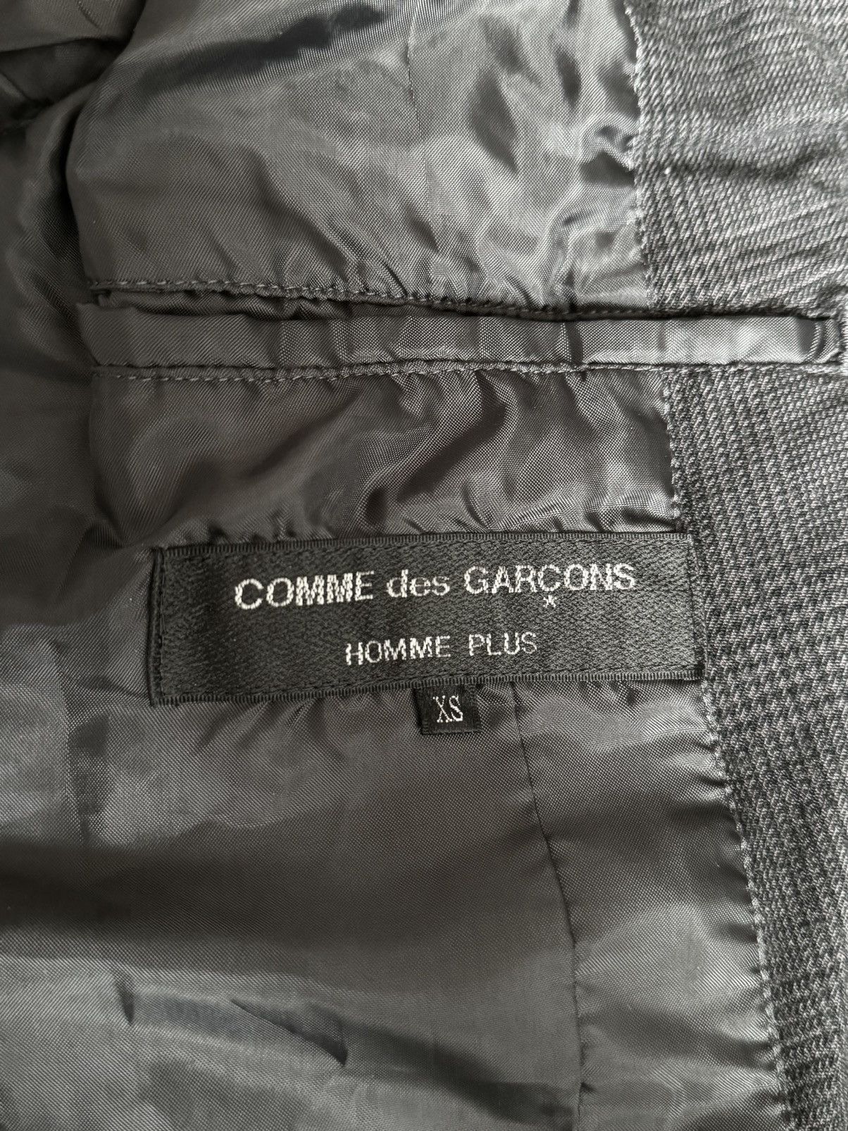 Comme des Garcons fitted draped deconstruction blazer by Comme des Garçons Size XS / US 0-2 / IT 36-38 - 4 Thumbnail