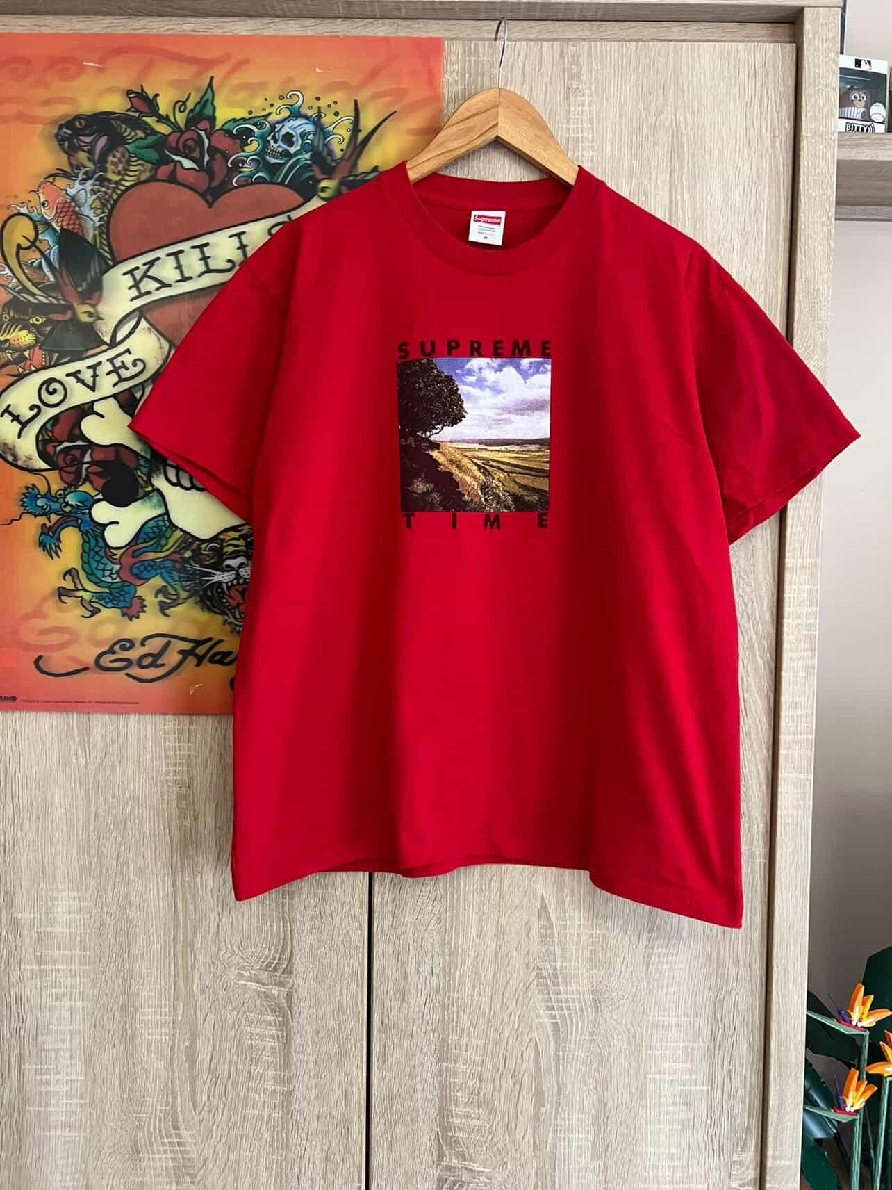 Supreme Supreme Time Tee 🔥 Size US M / EU 48-50 / 2 - 2 Thumbnail