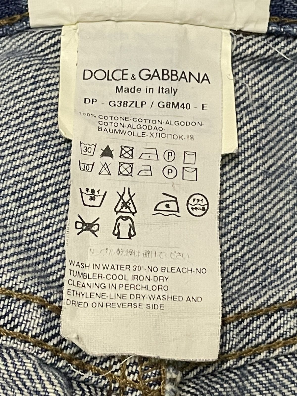Dolce & Gabbana Vintage Authentic Designer Dolce & Gabbana Distressed Denim Size US 34 / EU 50 - 17 Thumbnail