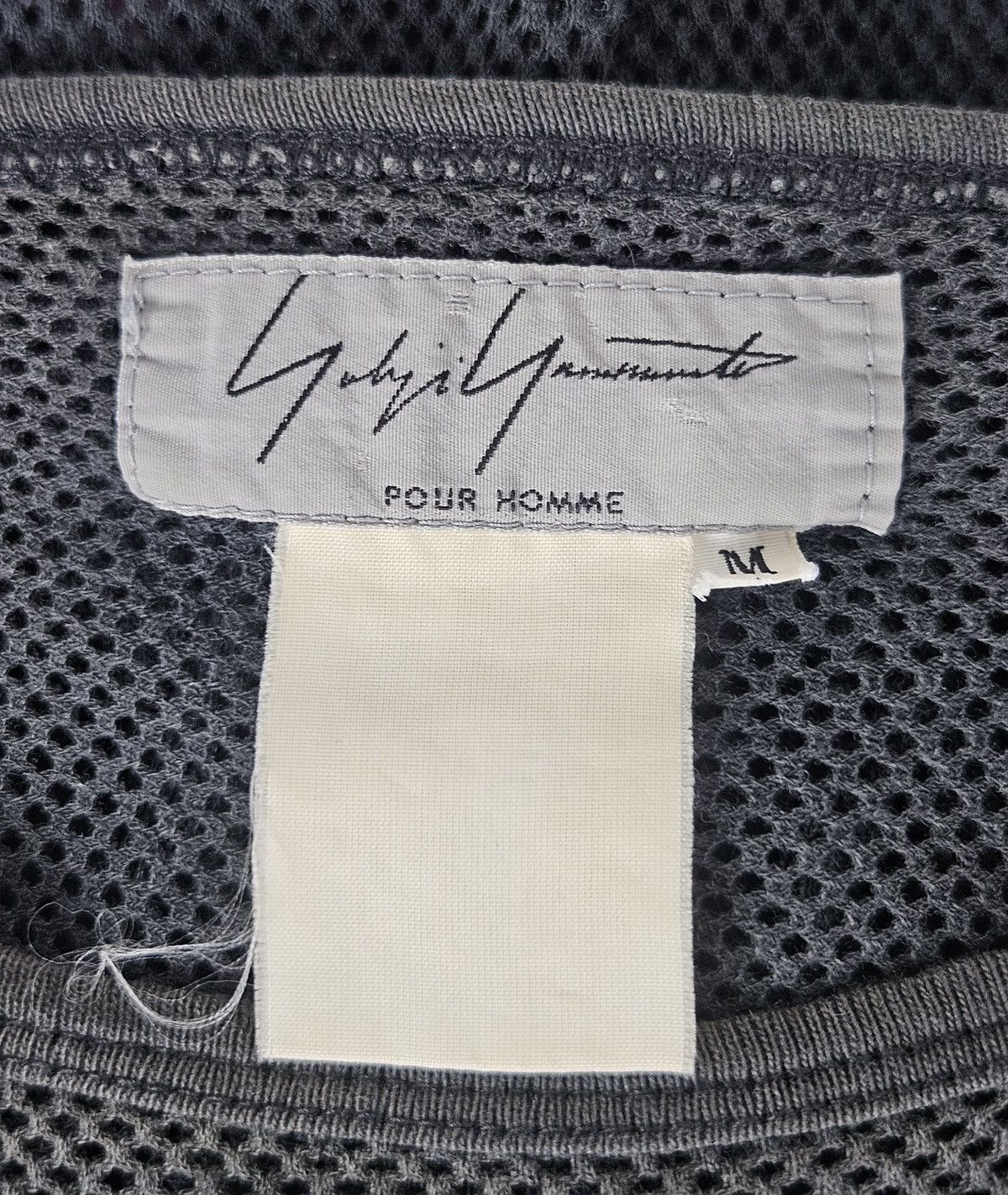 Yohji Yamamoto Yohji Yamamoto Pour Homme mesh jersey Size US L / EU 52-54 / 3 - 4 Thumbnail