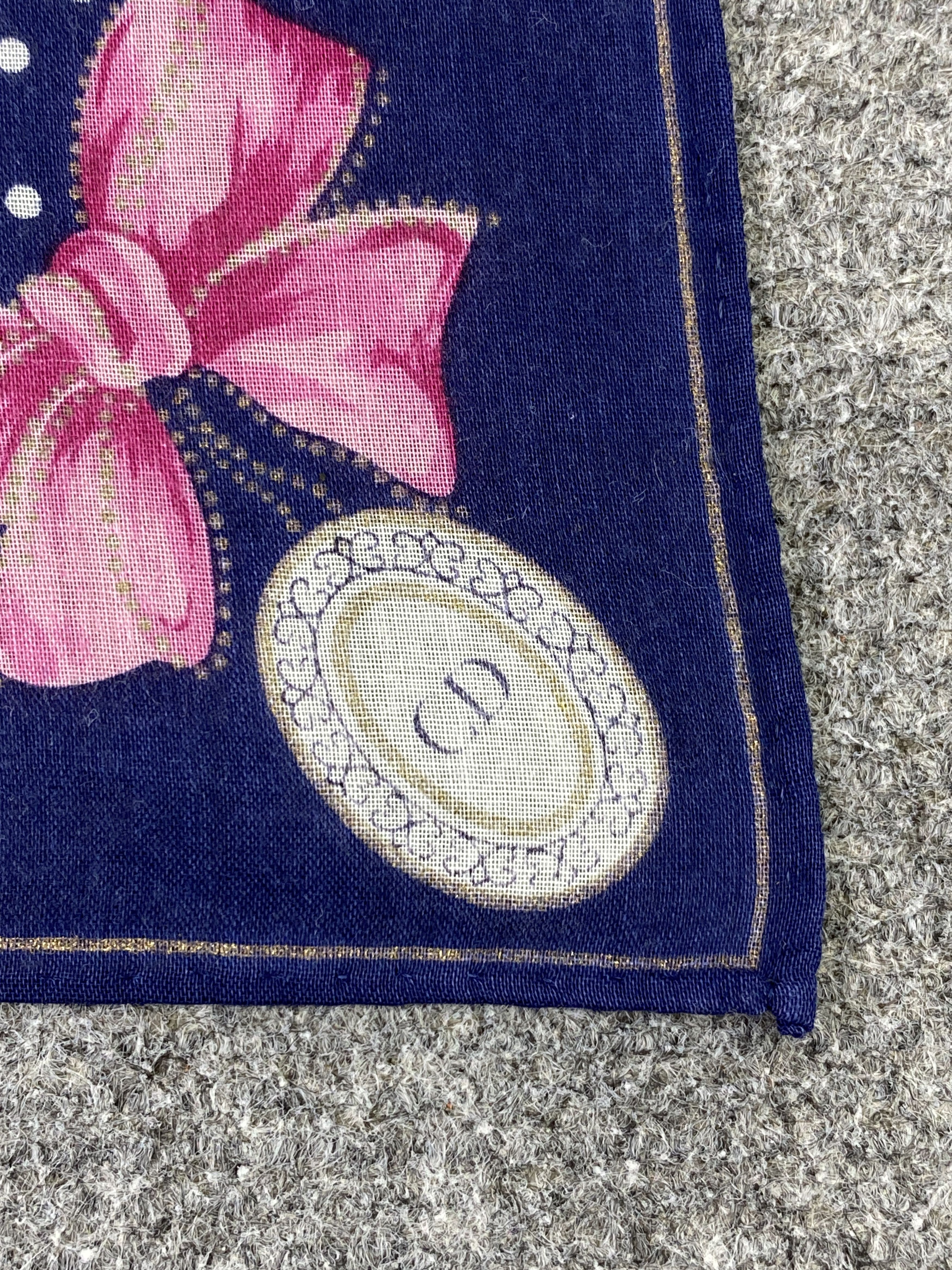 Christian Dior Monsieur Vintage Christian Dior Handkerchief / Neckerchief KT0060 Size ONE SIZE - 8 Thumbnail