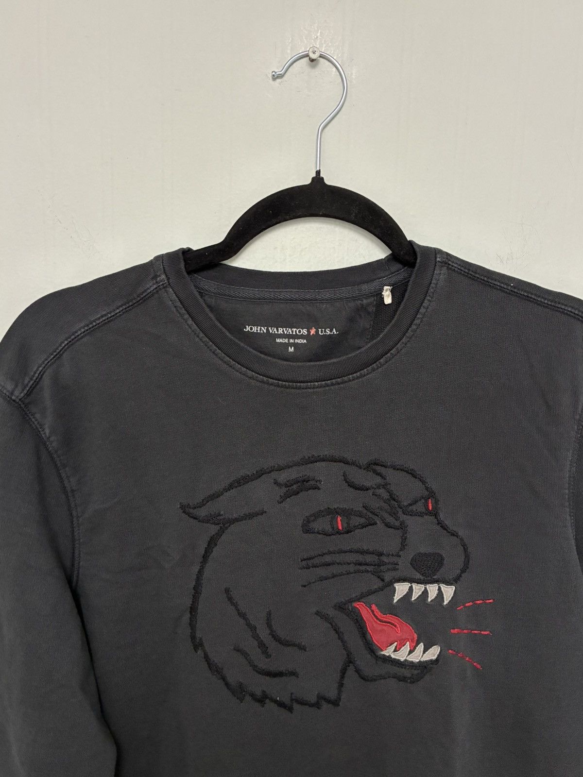 John Varvatos Varvatos Tiger Long Sleeve Tee Medium Size US M / EU 48-50 / 2 - 6 Thumbnail