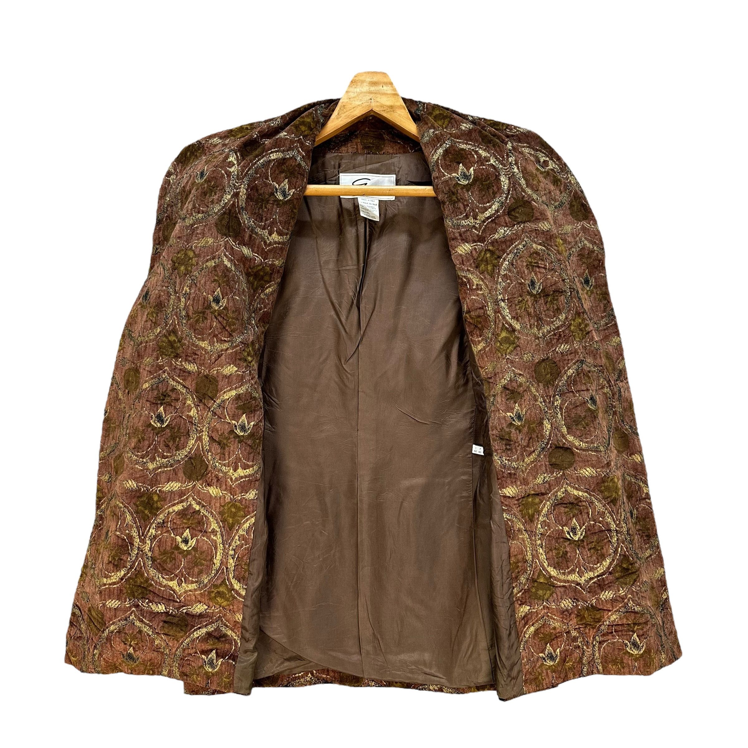 Vintage 80’s GENNY By Gianni Versace Buttonless Jacket #A64-1537 Size M / US 6-8 / IT 42-44 - 6 Thumbnail