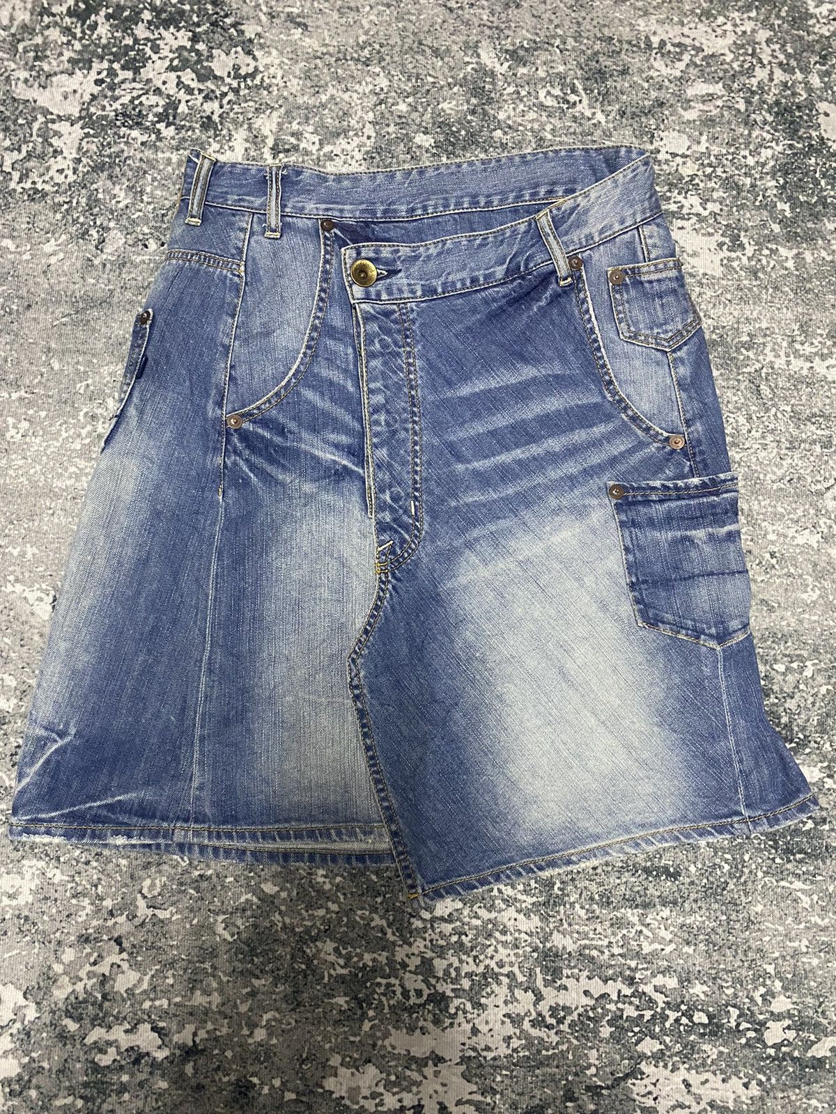 Japanese Brand Westwood Outfitters Denim Jeans Mini Skirt Size 30" / US 8 / IT 44 - 1 Thumbnail