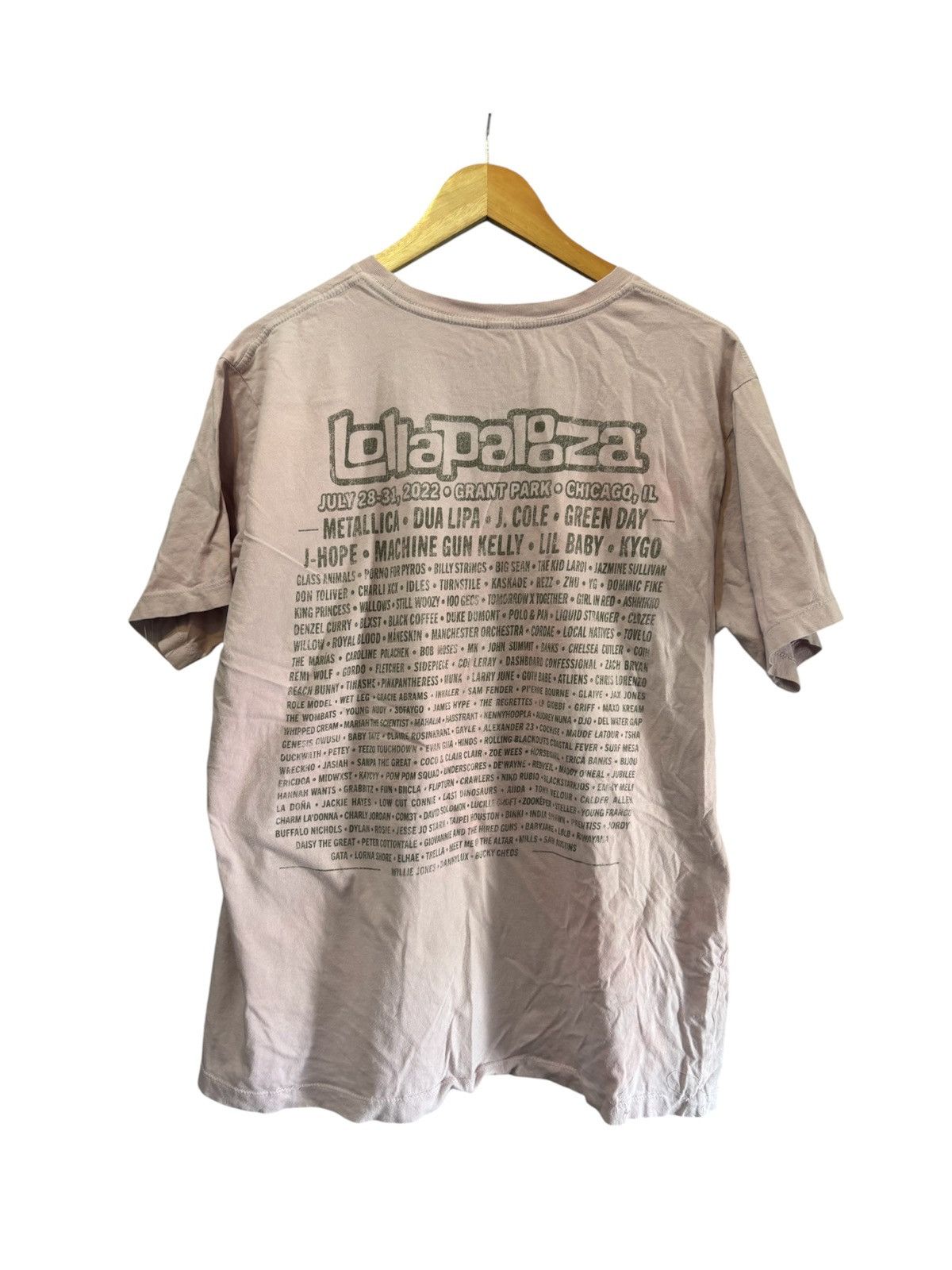 Band Tees 1995 Lollapalooza Buddha Tour T-Shirt tultex white tag Size US XL / EU 56 / 4 - 2 Thumbnail