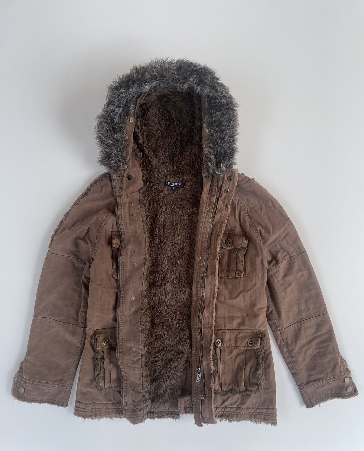 In The Attic In The Attic Hooked Fur Lined Utility Jacket Size US L / EU 52-54 / 3 - 7 Thumbnail
