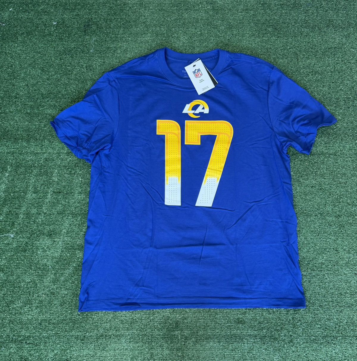 Nike Nike Puka Nacua Los Angeles Rams Blue Tee Men Size XL #17 Size US XL / EU 56 / 4 - 1 Thumbnail