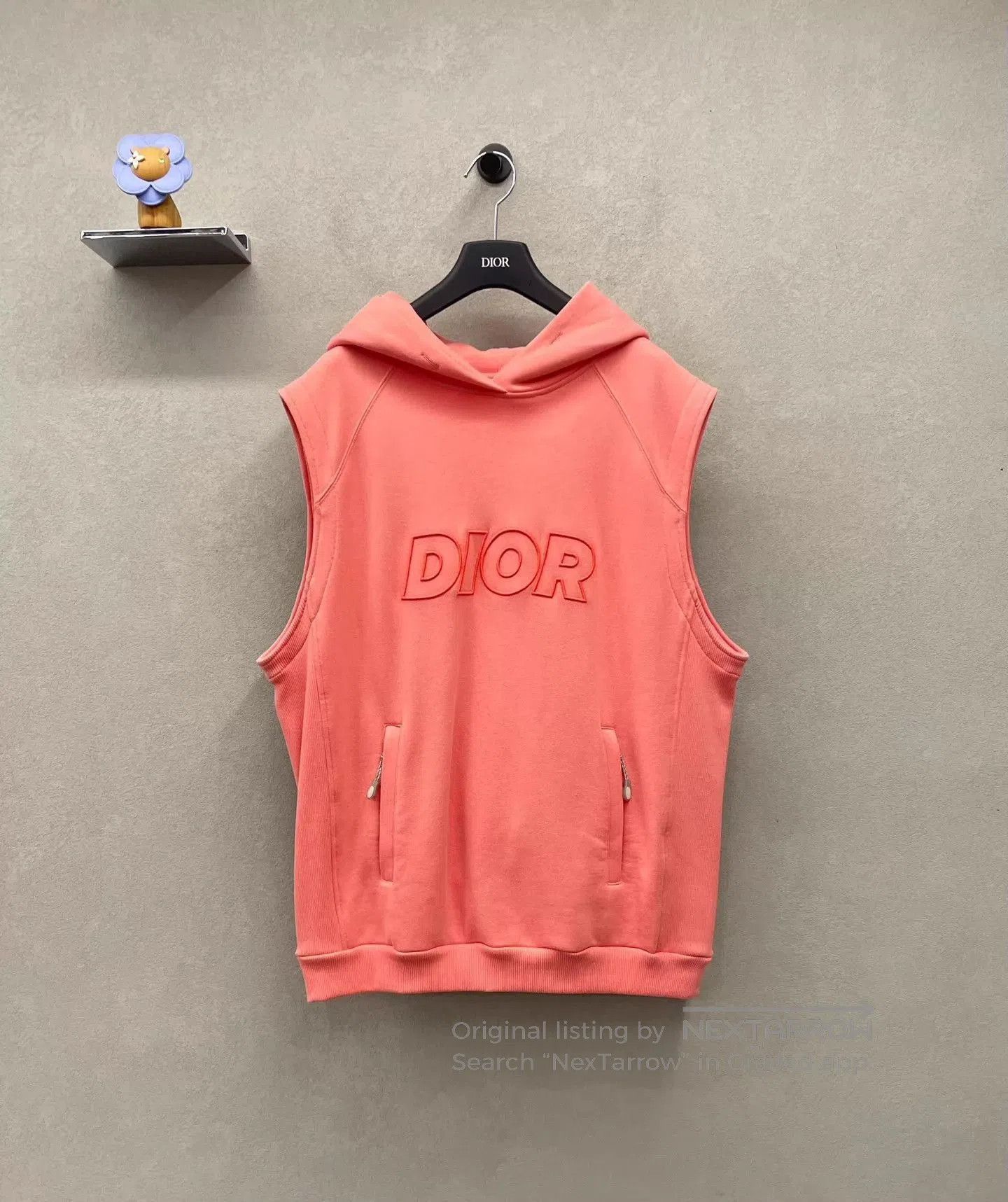 Dior Sleeveless Hooded Vest with Embroidered Design. Size US XL / EU 56 / 4 - 1 Thumbnail