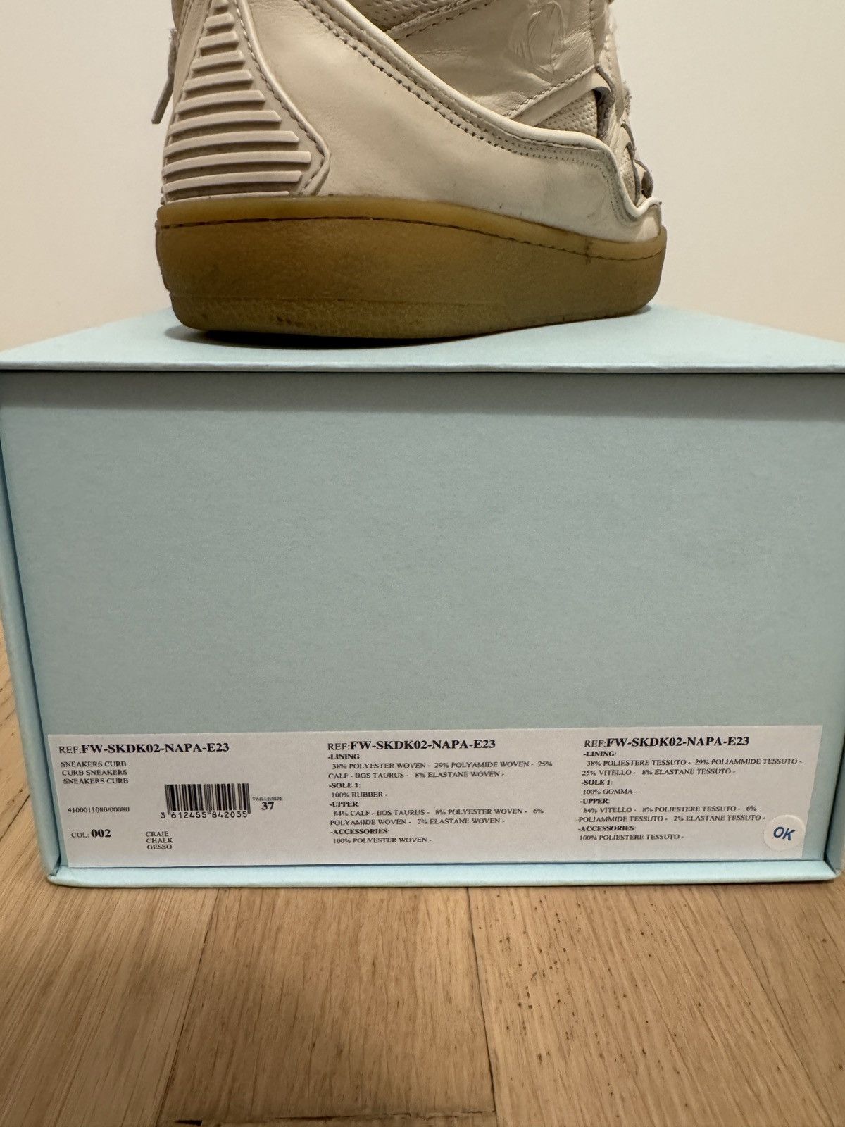 Lanvin Lanvin Curb Sneakers Size US 7 / IT 37 - 3 Thumbnail