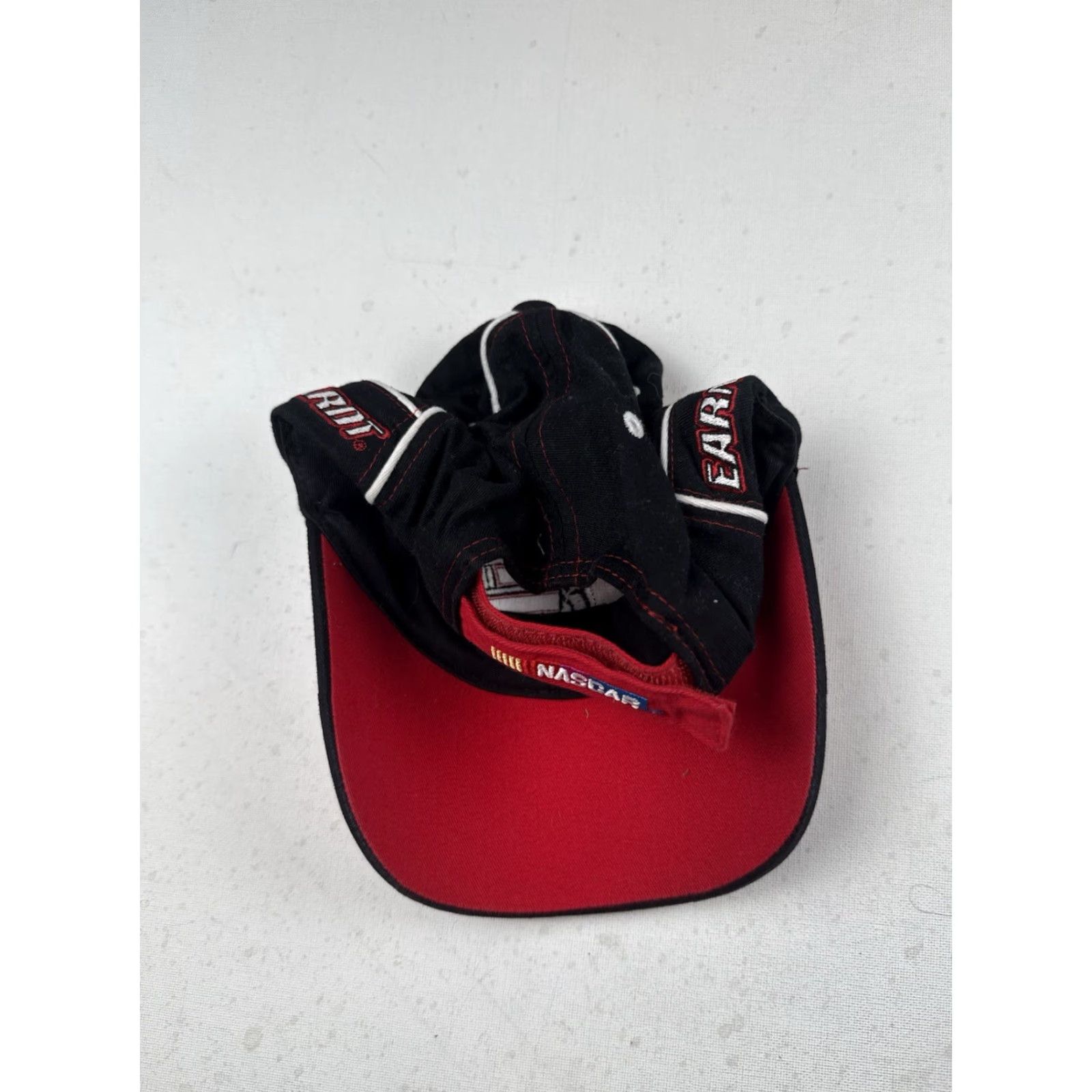 Vintage VINTAGE Winners Circle Dale Earnhardt Hat Cap - adjustable Men's Baseball Cap Red 90s NASCAR canvas cotton Size ONE SIZE - 2 Thumbnail
