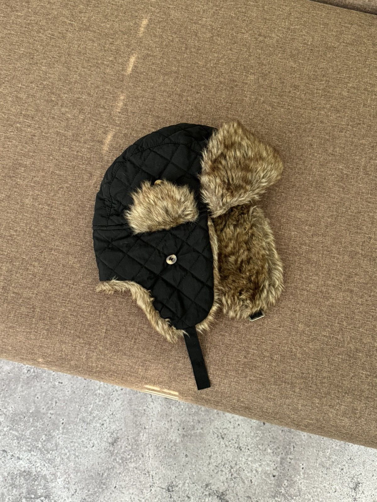 Japanese Brand Vintage Y2K fuzzy fur ushanka hat punk Japanese Size ONE SIZE - 3 Thumbnail