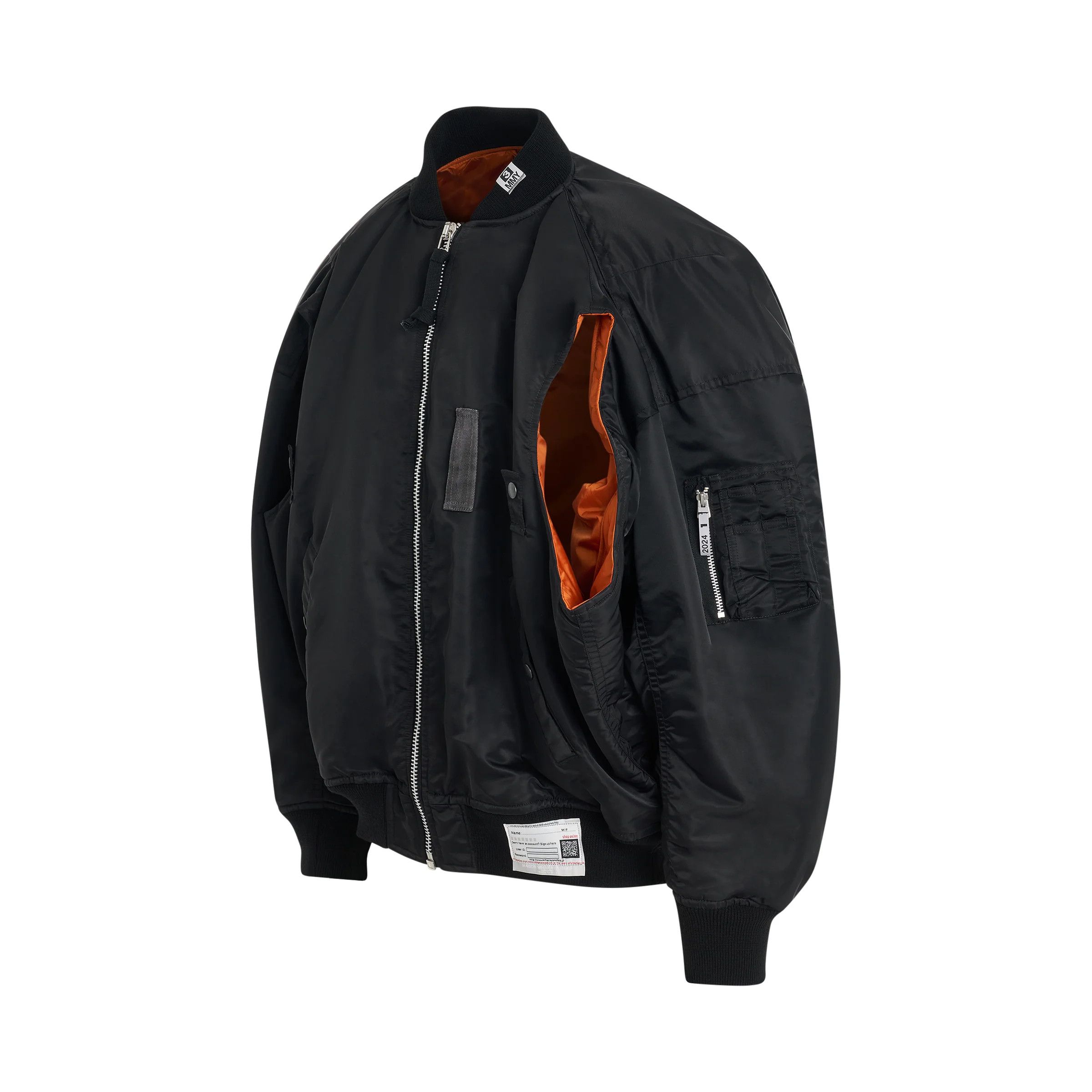 Maison MIHARA YASUHIRO o1mris0824 Double Armhole Jacket in Black Size US S / EU 44-46 / 1 - 4 Thumbnail