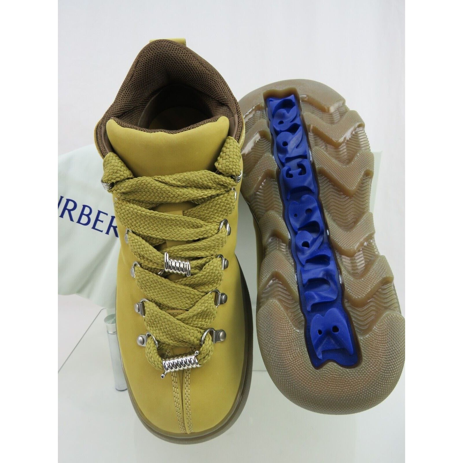 Burberry BURBERRY TREK BEIGE LEATHER LACE HIKING BOOTS US 8.5 41.5 IT Size US 8.5 / EU 41-42 - 13 Thumbnail