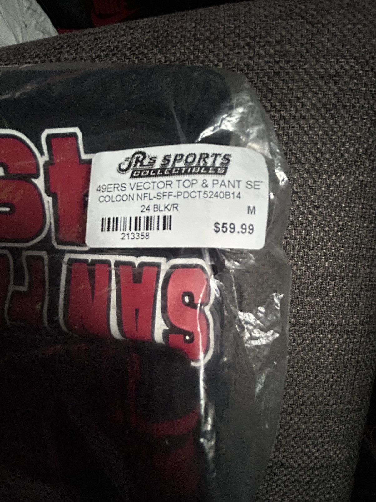 NFL NFL San Francisco 49ers sleep set pajamas M Size US M / EU 48-50 / 2 - 3 Thumbnail