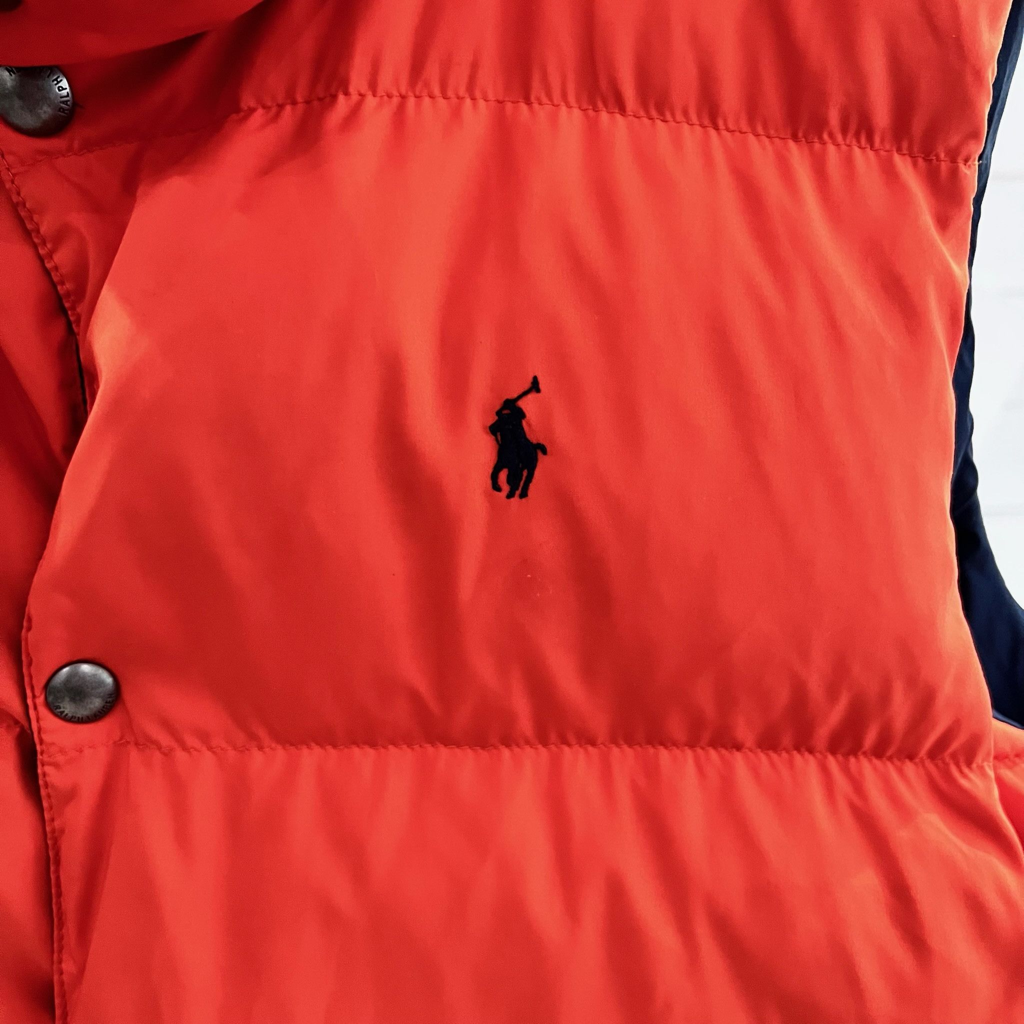 Polo Ralph Lauren Polo Ralph Lauren Reversible Quilted Down Puffer Vest Youth Size US XL / EU 56 / 4 - 6 Thumbnail