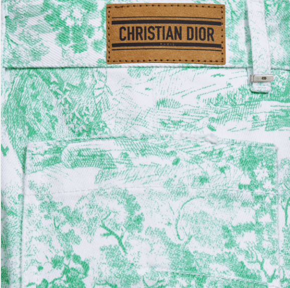 Dior o1w1db10925 442P30 Dioriviera Short in White/Aquamarina Size 27" / US 4 / IT 40 - 3 Thumbnail
