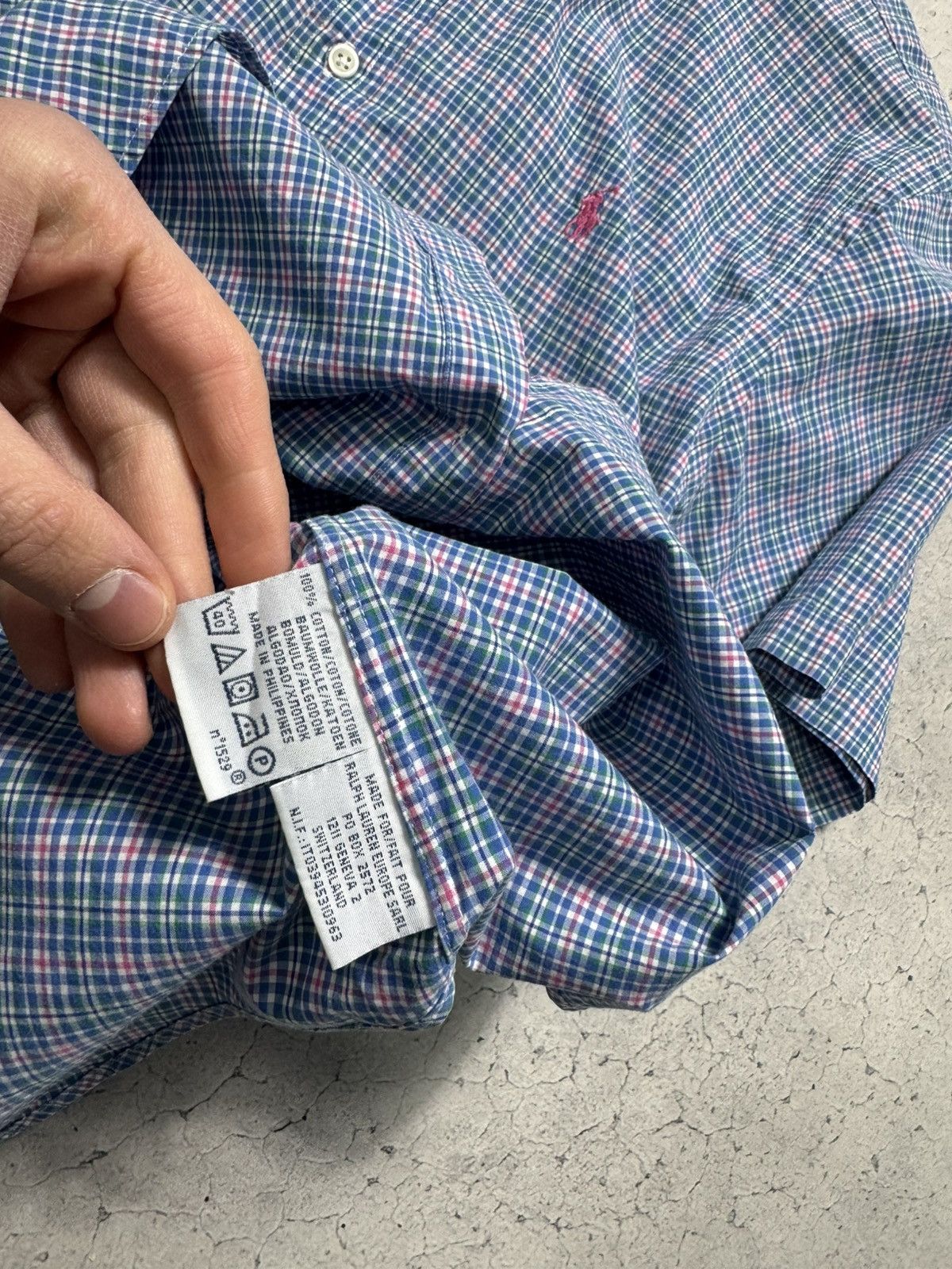 Polo Ralph Lauren Polo Ralph Lauren Checked Button Up Short Sleeve Shirts Size US L / EU 52-54 / 3 - 7 Thumbnail