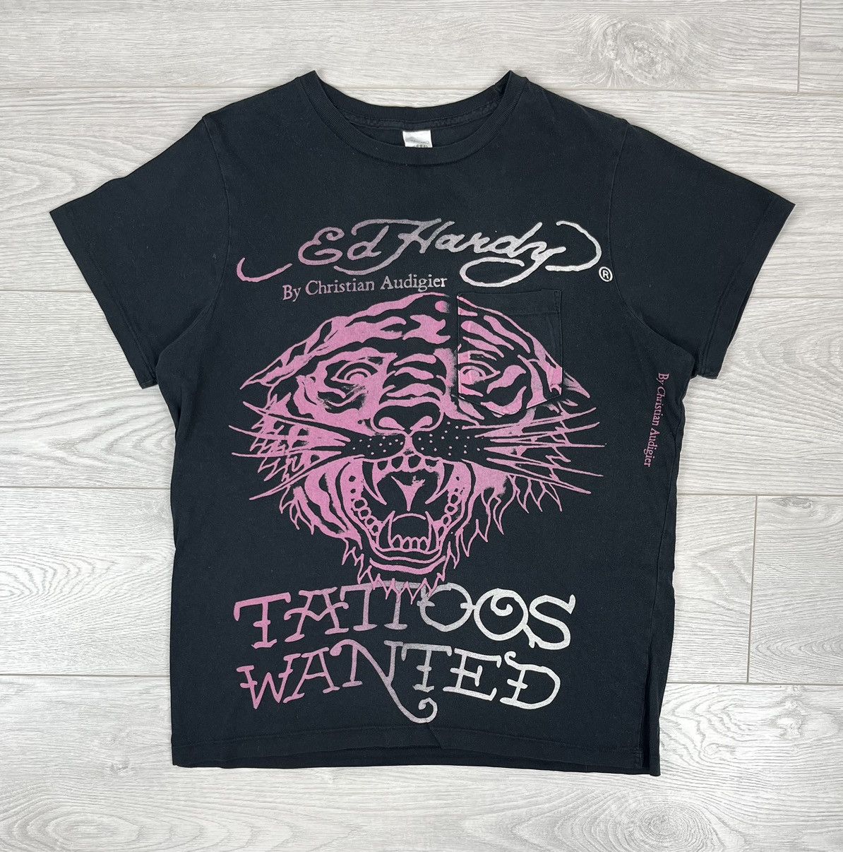 Ed Hardy Ed Hardy Christian Audigier Vintage Y2K Tattoo T Shirt Size US S / EU 44-46 / 1 - 1 Thumbnail