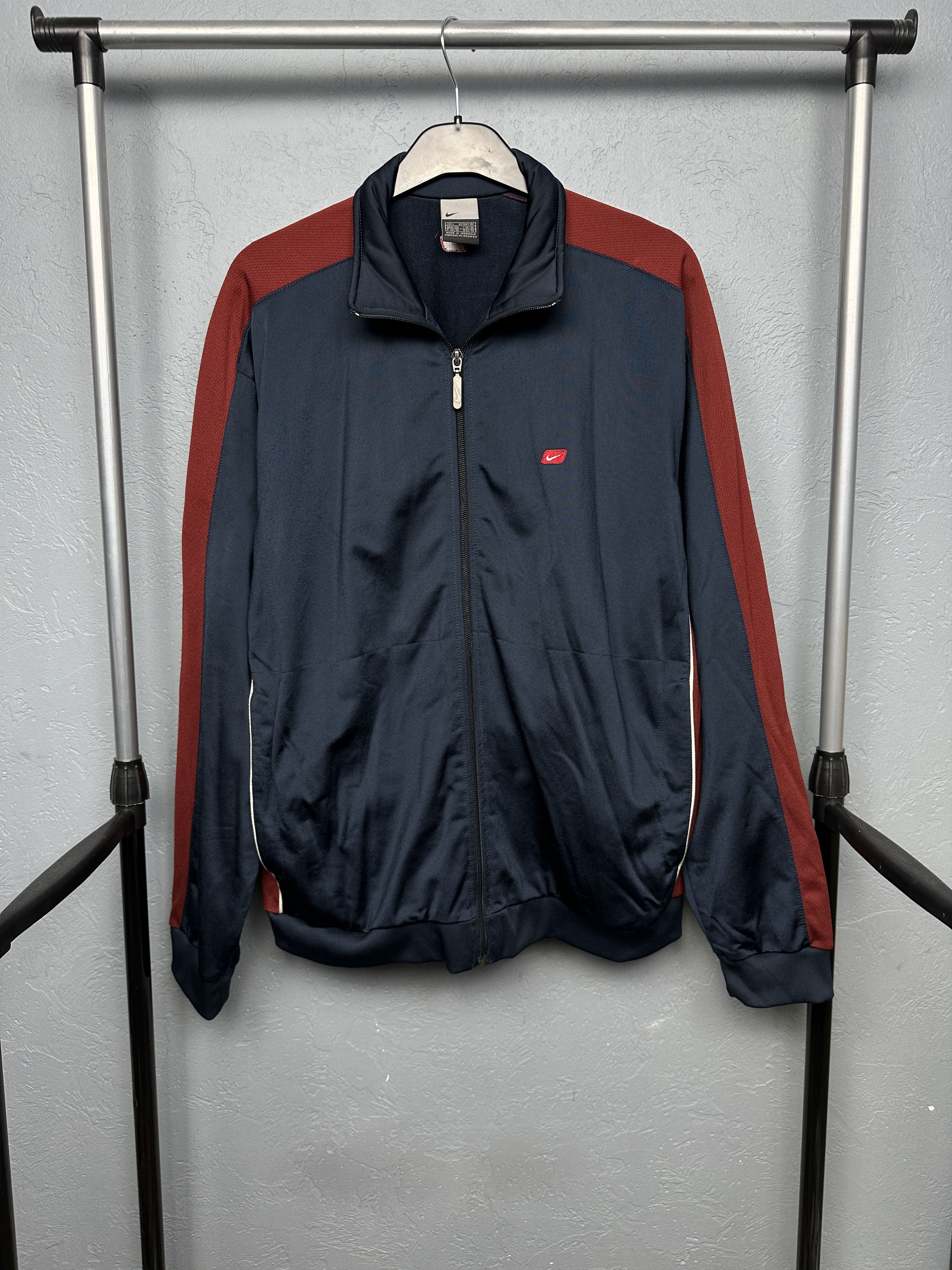 Nike Nike 90s Vintage Mens Track Top Jacket Size US L / EU 52-54 / 3 - 1 Thumbnail