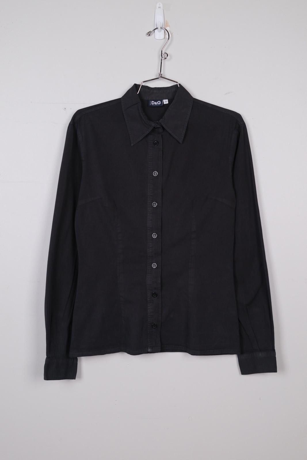 Dolce & Gabbana 00's Dolce & Gabbana Pleated Long Sleeve Button-Up Size ONE SIZE - 1 Thumbnail