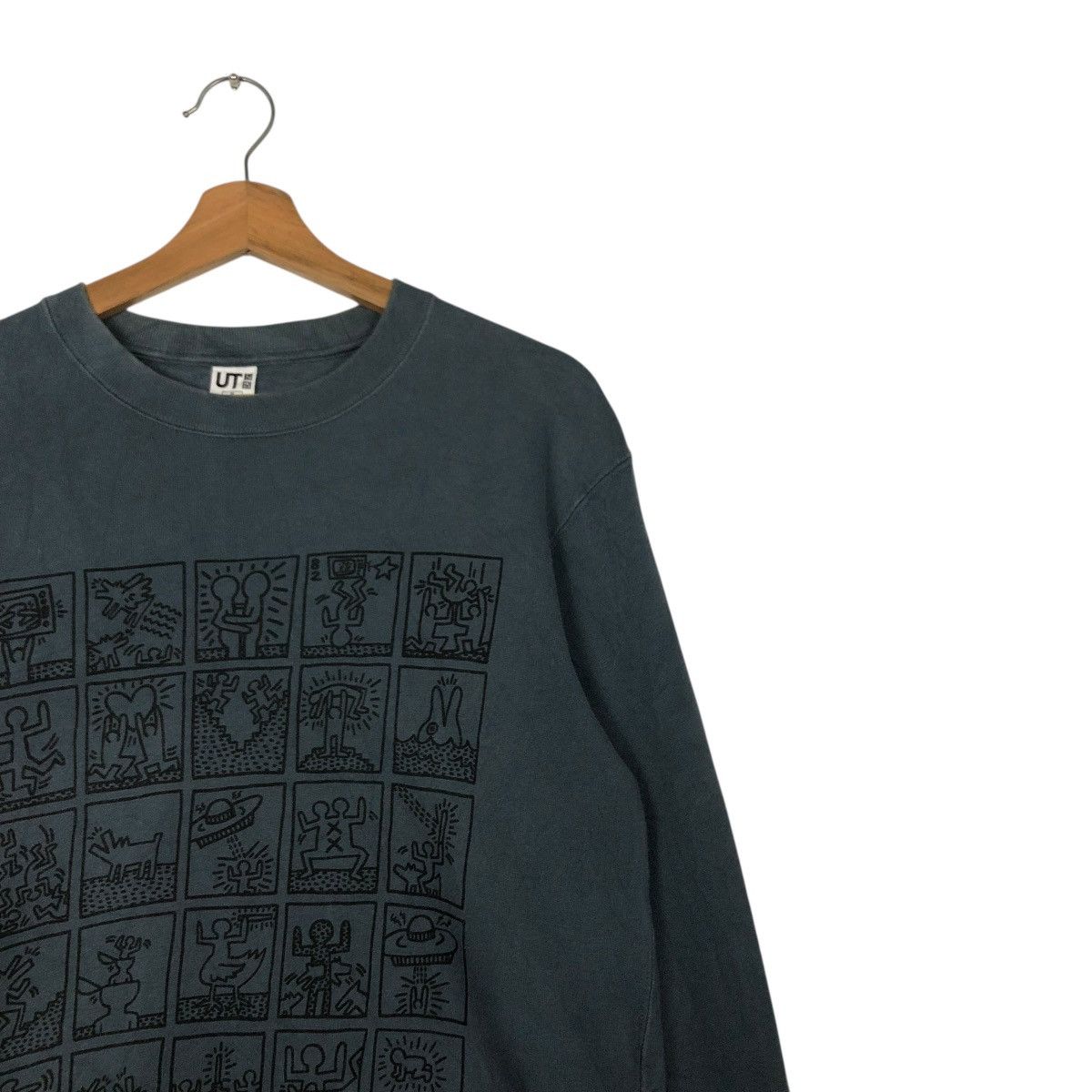 Japanese Brand 🔥VINTAGE SWEATSHIRT UT X KEITH HARRING BIG LOGO Size US M / EU 48-50 / 2 - 8 Thumbnail