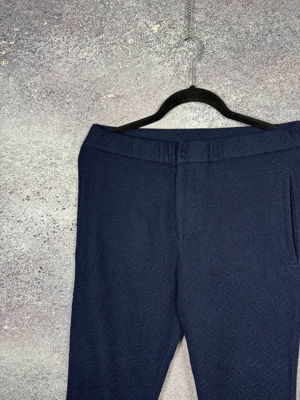 Emporio Armani Emporio Armani Women's Blue Double Knit Lana Wool Suits Size M / US 6-8 / IT 42-44 - 17 Thumbnail