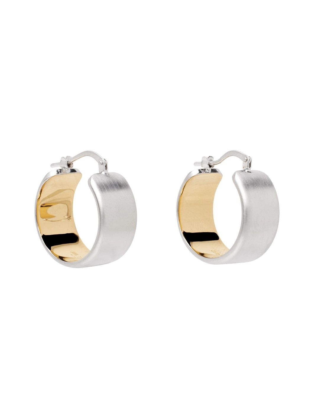 Jil Sander o1mt1gz0725 Size: OS / Hoop Earring in Silver Size ONE SIZE - 2 Thumbnail